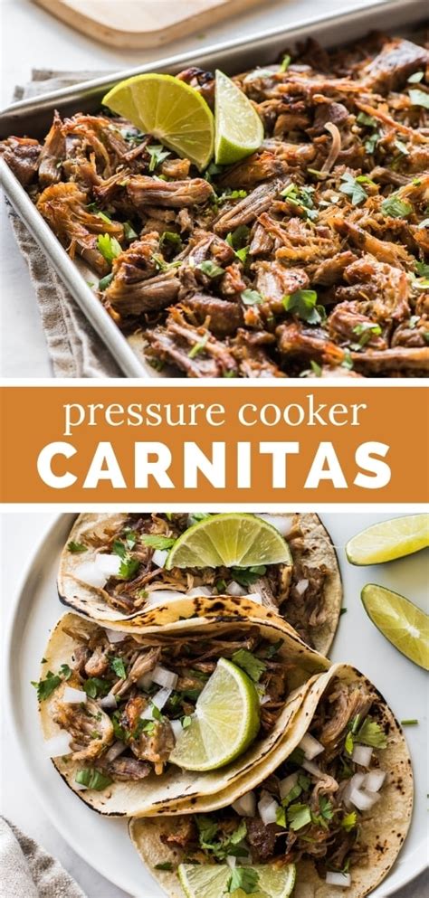 Pressure Cooker Carnitas (Instant Pot) - Isabel Eats