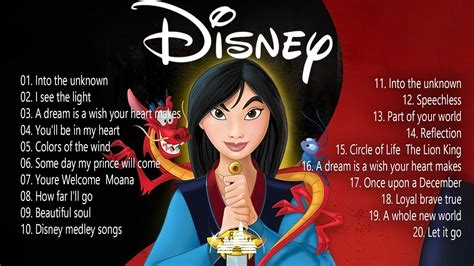 MuLan Disney Songs Playlist Disney Classic Music 2023 New Collection🌺 ...