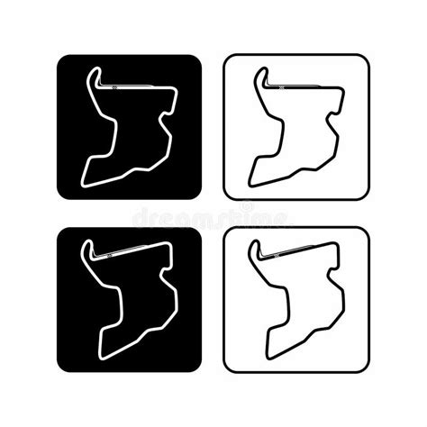 Mandalika Circuit Vector , Indonesia International Race Track Stock Vector - Illustration of ...