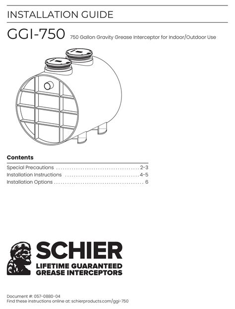 SCHIER GGI-750 INSTALLATION MANUAL Pdf Download | ManualsLib