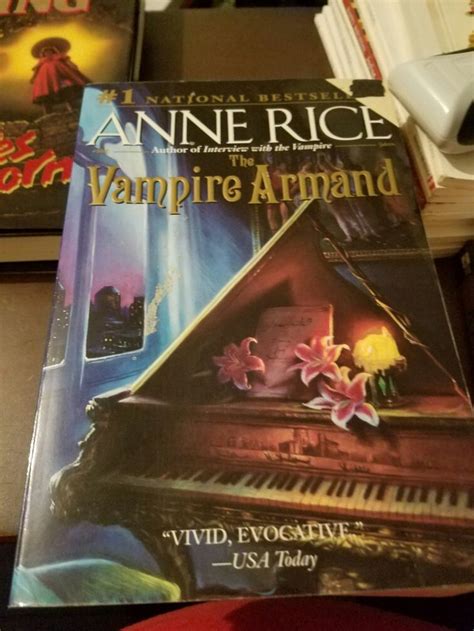 Anne Rice- The Vampire Armand | Anne rice, Vampire, Book cover