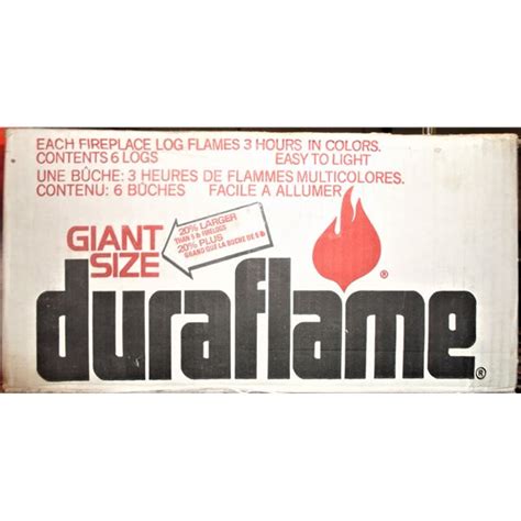 6 Duraflame Fireplace Logs 3-Hour Logs