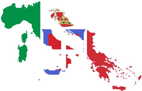 Flag-map of Kingdom of Italy by nguyenpeachiew on DeviantArt