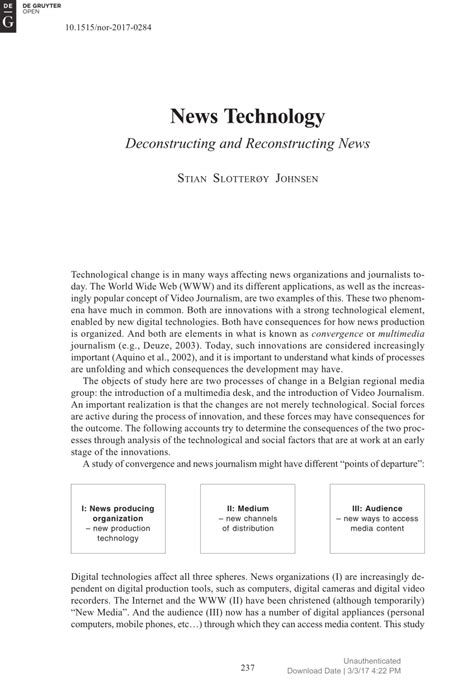 (PDF) News Technology