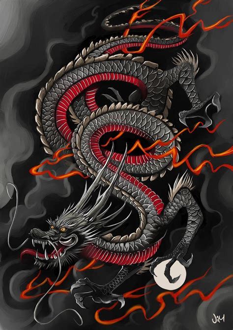 Japanese Dragon Art Wallpapers - Top Free Japanese Dragon Art Backgrounds - WallpaperAccess