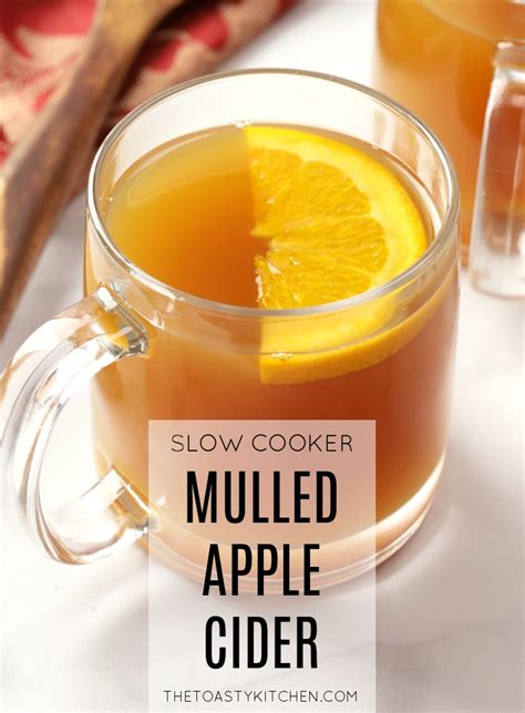 Slow Cooker Mulled Apple Cider - The Toasty Kitchen