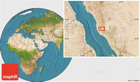 Satellite Location Map of Nuqaybat Ash Shumaysī