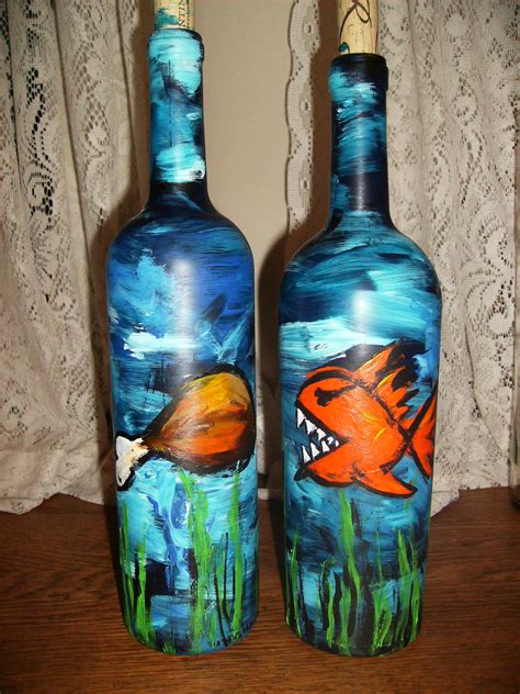 B. Martin Art: Wine Bottle Painting