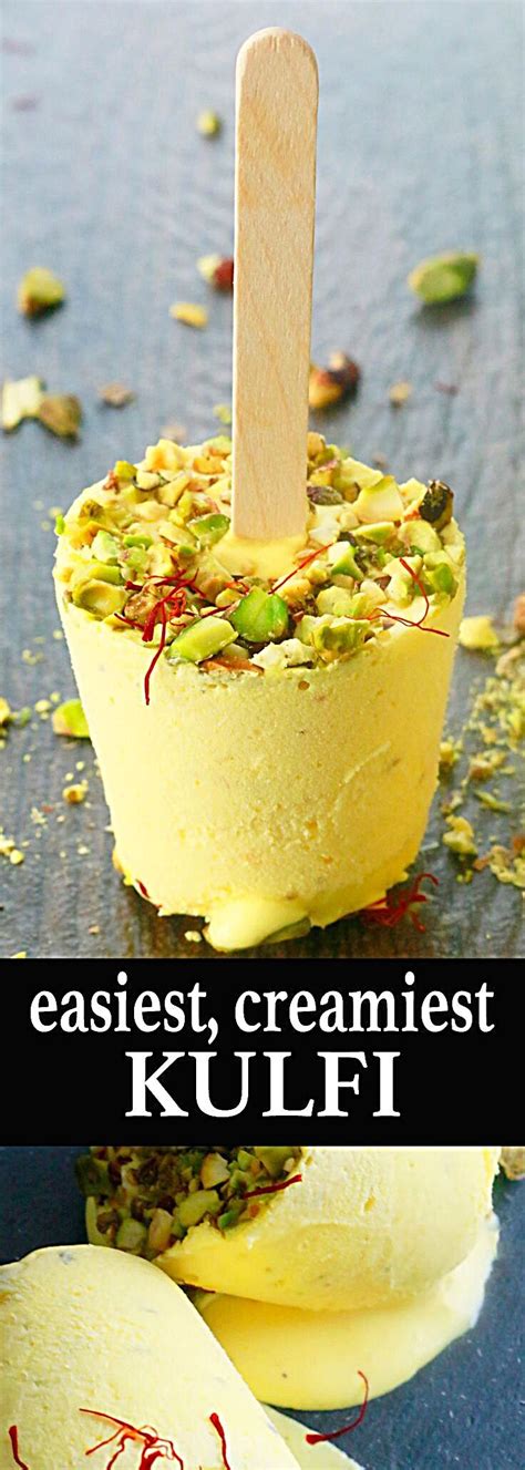 Easy Kulfi Recipe (easiest and creamiest) | Kulfi recipe, Kulfi recipe easy, Indian dessert recipes