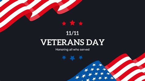 Free Veterans Day PowerPoint Template and Google Slides