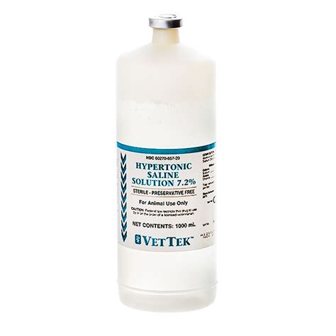 Hypertonic Saline Solution 7.2% Rx | PBS Animal Health