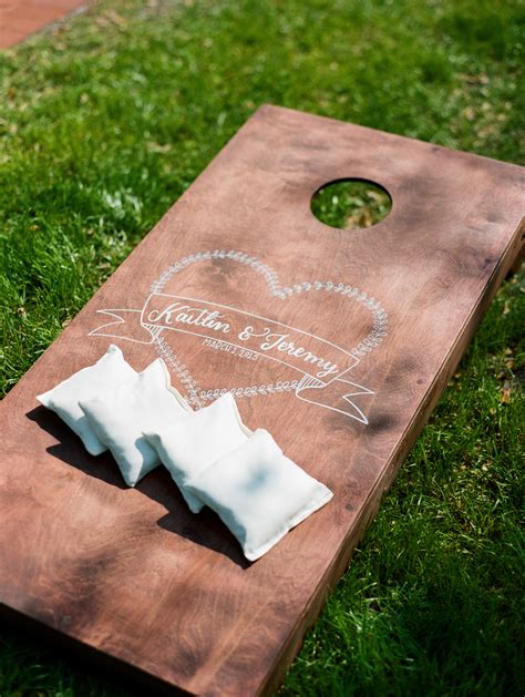 Custom Lawn Games for Outdoor Wedding Reception