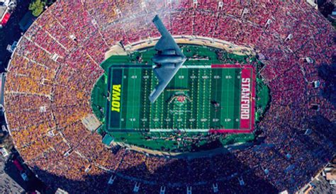 PHOTO: The greatest stadium flyover picture you'll ever see