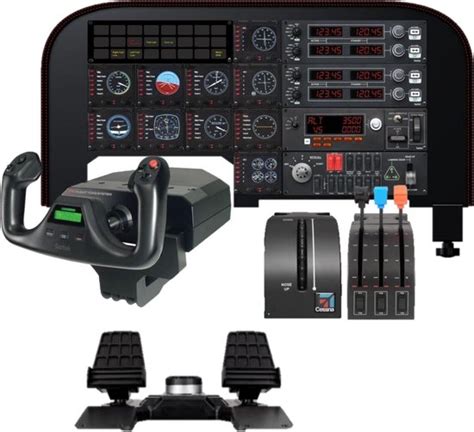 Saitek Pro Flight Simulator Cockpit - Fully Loaded - Zwart (PC) | bol