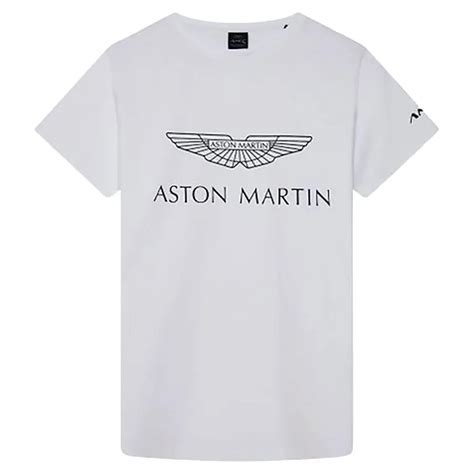 Hackett Aston Martin Logo Short Sleeve T-Shirt Grey, Dressinn