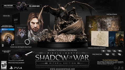 Middle-earth Shadow of War DLC, Special Edition Details