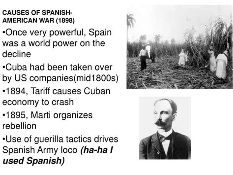 PPT - CAUSES OF SPANISH-AMERICAN WAR (1898) PowerPoint Presentation, free download - ID:6387111