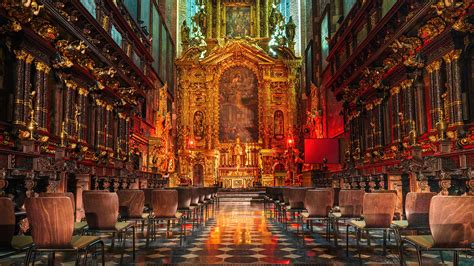 The interior of the Corpus Christi Basilica in Krakow on Behance