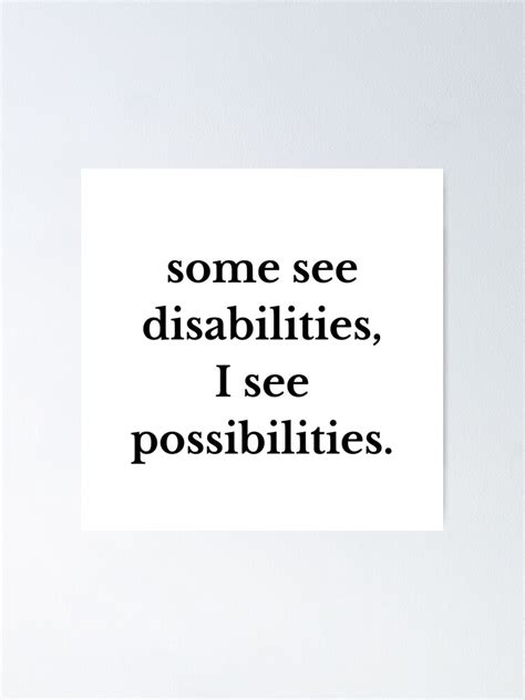 "Some see disabilities, I see abilities Special Education Teacher Quote ...