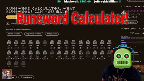 D2R Runeword Calculator! What Can You Do With Your Runes? - YouTube