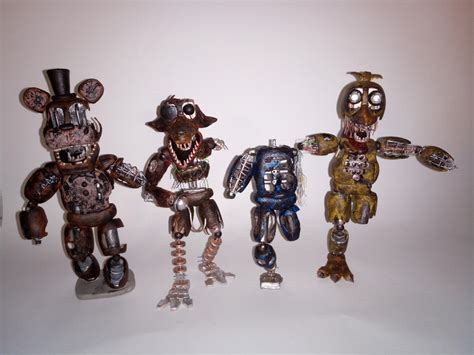 All Burnt Animatronics (Final Nights 4) by Jakub42042-Funtime on DeviantArt