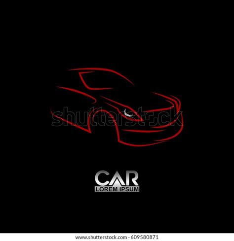 Car Vector Red Logo Stock Vector (Royalty Free) 609580871 | Shutterstock