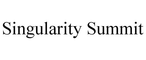 SINGULARITY SUMMIT - Singularity Education Group Trademark Registration