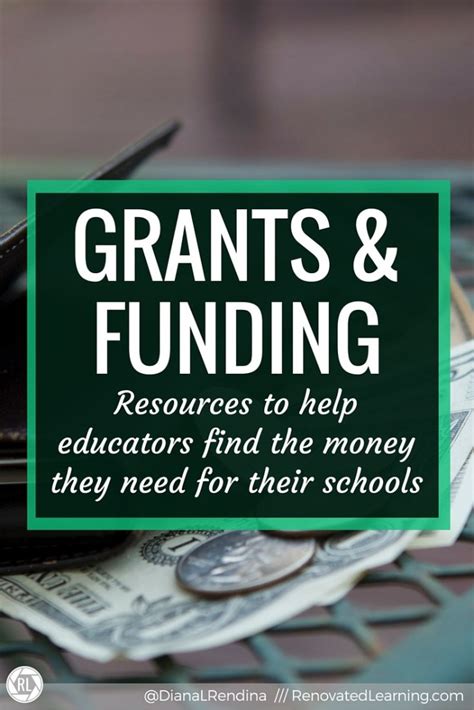 Grant Resources | Grants for school, Education grants, Grants for teachers