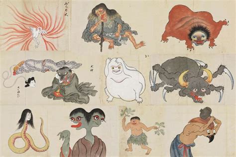 Japanese monsters | Japanese monster, Japanese folklore, Illustrations ...