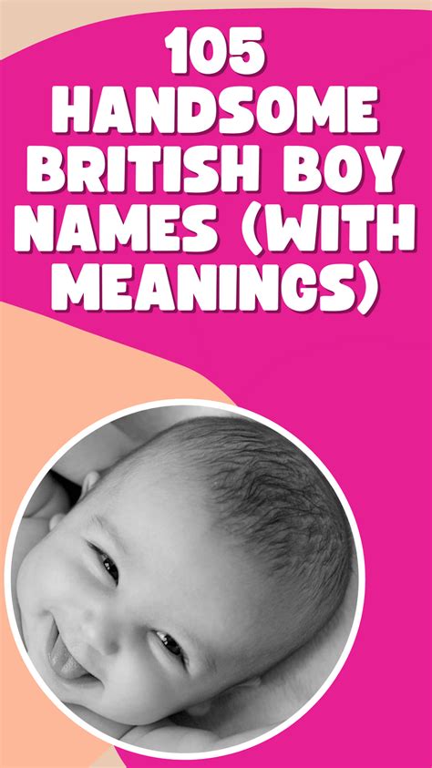 105 handsome british boy names with meanings – Artofit