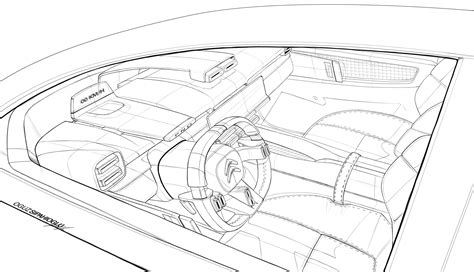 Citroen C Cross 2+2 on Behance | Car interior design sketch, Car design sketch, Car interior sketch