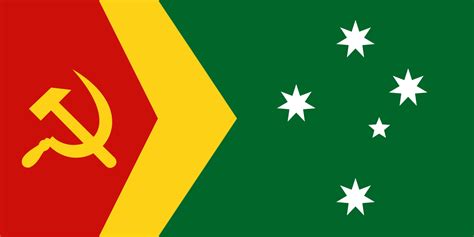 Flag for a Communist Australia : r/vexillology