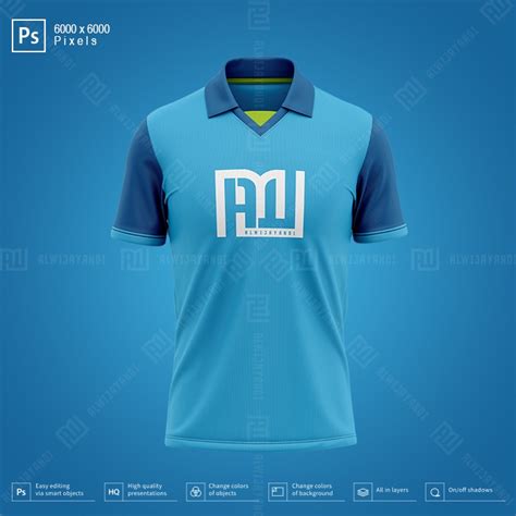 Jual MOCKUP JERSEY BOLA KERAH POLO VARIASI V - RESOLUSI 6Kx6K Pixel ...