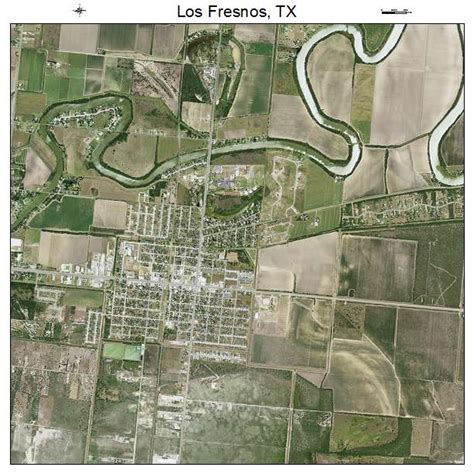 Aerial Photography Map of Los Fresnos, TX Texas