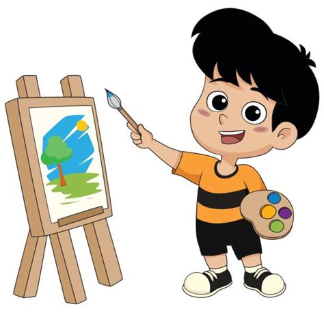 boy painting clip art 20 free Cliparts | Download images on Clipground 2024