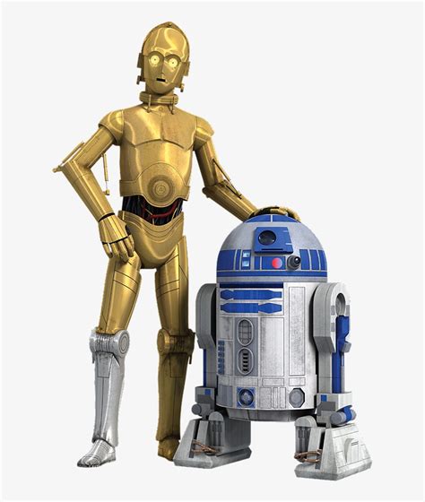 Rebels R2 D2 And C 3po Render - Star Wars Clone Wars R2d2 C3po - 640x910 PNG Download - PNGkit