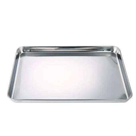 Square Pan Bakeware Oven Sheet Stainless Steel Heavy baking Sheet Nonstick Cooking Pan Tray for ...