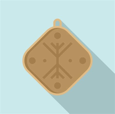 Nazar amulet icon flat vector. Hand amulet 15110203 Vector Art at Vecteezy