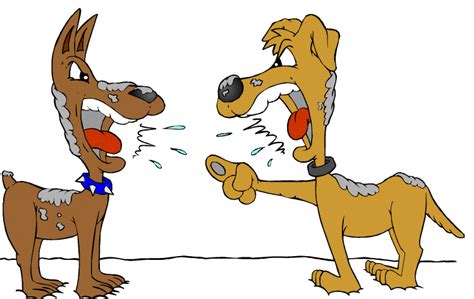 2 dogs fighting cartoon - Clip Art Library