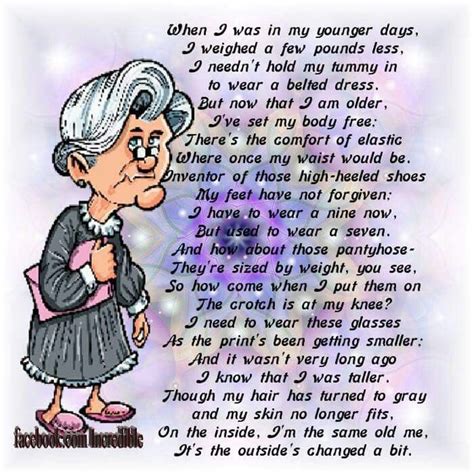 Pin by Dot Butler on Quips and Qoutes | Old age humor, Funny poems ...