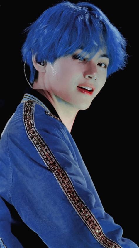 Taehyung Blue Hair Wallpapers - Wallpaper Cave