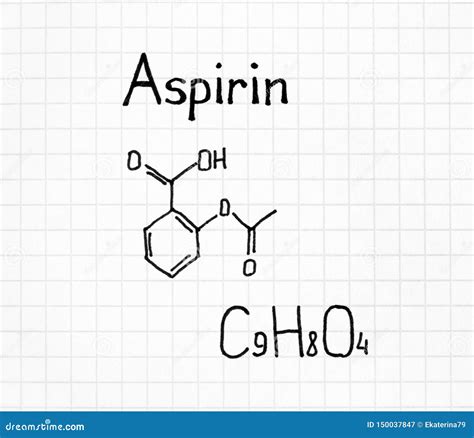 Aspirin Molecular Structure Stock Image | CartoonDealer.com #5174365