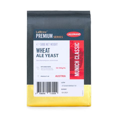 LALLEMAND LalBrew® Premium dried brewing yeast Munich Classic - 500 g • Brouwland