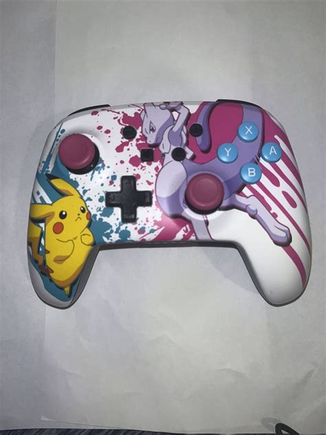 Mavin | Pokemon Pikachu Mewtwo Pro Controller With Nintendo Switch ...