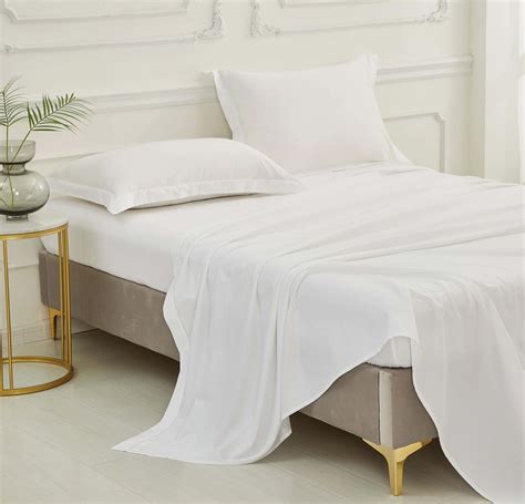 Cheap White Queen Bed Sheet Sets 60% Polyester 40% Cotton For Hotel Bedding Sets - Buy Bedding ...