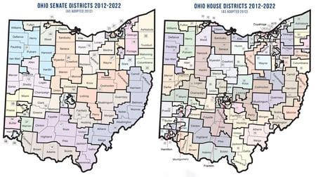 Ohio House and Senate districts by race: white, Black, other ...