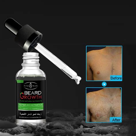 Men's Beard Chest Hair Abdomen Growth Oil Gentle Maintenance Mustache ...