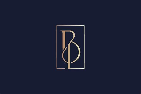 BP minimalist modern luxury typography logo design, bp elegant logo, bp ...