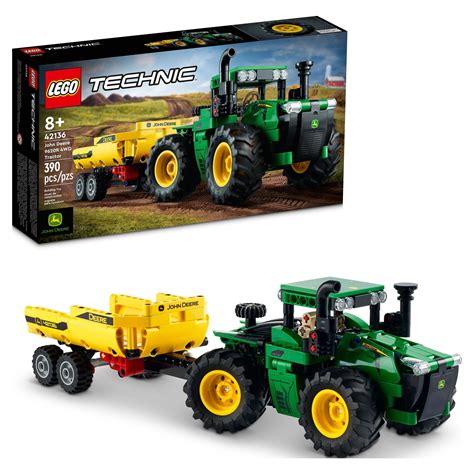 LEGO Technic John Deere 9620R 4WD Tractor Toy 42136 Building Toy ...