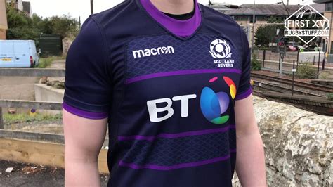 Official Macron Scotland Rugby Replica Shirts 2017/18 - YouTube